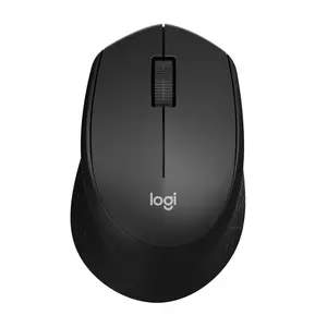 Logitech M331 Silent Plus Wireless Mouse, 2.4GHz with USB Nano Receiver, 1000 DPI Optical Tracking, 3 Buttons, PC/Mac/Laptop - Black