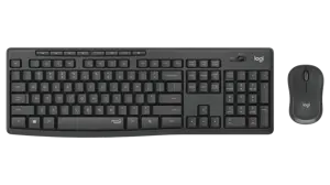 Logitech MK295 Silent Wireless Keyboard and Mouse Combo - Graphite