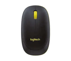 Logitech MK240 NANO Wireless Keyboard and Mouse Combo - Black/Chartreuse Yellow