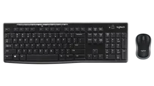 Logitech MK270r Wireless Keyboard and Mouse Combo - Black