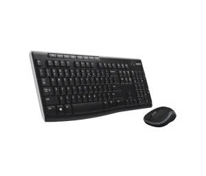 Logitech MK270r Wireless Keyboard and Mouse Combo - Black