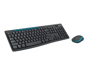 Logitech MK275 Wireless Keyboard and Mouse Combo - Black / Blue
