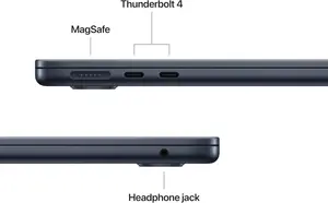 Apple MacBook Air M5 | 13 Inch Laptop, Apple M5, 10-Core, 16GB RAM, 512GB SSD, Backlit Keyboard, Touch ID, Midnight | MDHE4