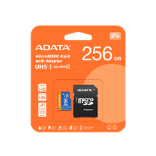 ADATA Premier microSDXC/SDHC UHS-I Class10 256GB with SD Adapter Memory Card