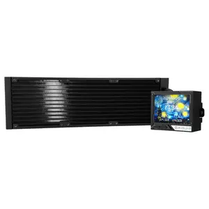 Thermalright Mjolnir Vision 360 BLACK X AIO 360mm Liquid CPU Cooler, 3.5" IPS LCD Screen with Magnet-Absorbent Screen Design - Black