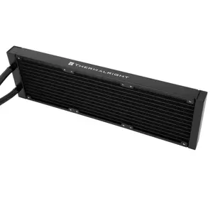 Thermalright Mjolnir Vision 360 BLACK X AIO 360mm Liquid CPU Cooler, 3.5" IPS LCD Screen with Magnet-Absorbent Screen Design - Black
