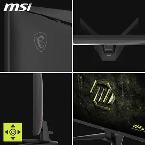 MSI MAG 272F X24 27-Inch Gaming Monitor - FHD 1080p, Rapid IPS, 240Hz, 0.5ms, HDR ready, AMD FreeSync Premium, Eye care, AI vision, HDMI 2.0b, DP 1.2a, Frame-Less, Vesa Mount, Black