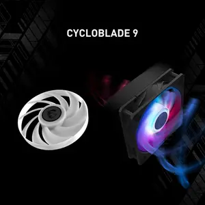 MSI MAG Coreliquid A15 360 AIO ARGB Liquid Cooler | 360mm Radiator, Triple 120mm ARGB PWM Fans, EZ Connect, Uni Bracket, LGA 1700/1851/AM5/AM4 Compatible - Black