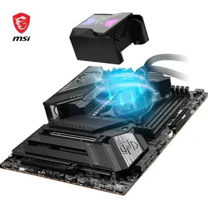 MSI MPG CoreLiquid D360 AIO ARGB 360mm Liquid Cooler | MSI's TORX FAN 4.0, 2.4” Customizable IPS display - Black