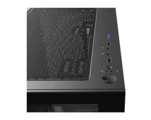 MSI PAG PANO M110A - Micro-ATX Mid-Tower Gaming PC Case - Magnetic dust Filter, Auto RGB Fans, Optimized Airflow - Black