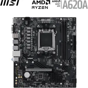 MSI PRO A620AM-B EVO AMD AM5 DDR5 MicroATX Motherboard