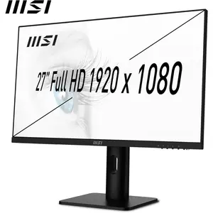 MSI Pro MP273A Monitor | 27" FHD - IPS Panel, 100Hz, VESA mount, Built-in Speakers, HDMI 1.4b, DisplayPort 1.2a, D-Sub/VGA