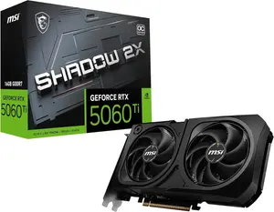 MSI GeForce RTX 5060 Ti 16G SHADOW 2X OC PLUS Graphics Card