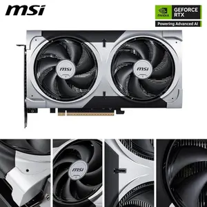 MSI GeForce RTX 5060 Ti 16G Ventus 2X OC Plus Graphics Card, 16GB GDDR7, 28Gbps/128-bit, PCIe 5.0, Dual-Fan, Thermal Design, 2 x STORMFORCE Fan, HDMI 2.1b, DisplayPort 2.1b