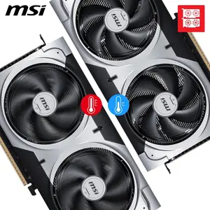 MSI GeForce RTX 5060 Ti 16G Ventus 2X OC Plus Graphics Card, 16GB GDDR7, 28Gbps/128-bit, PCIe 5.0, Dual-Fan, Thermal Design, 2 x STORMFORCE Fan, HDMI 2.1b, DisplayPort 2.1b
