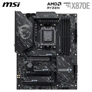 MSI X870E GAMING PLUS WIFI Motherboard, ATX - AM5-60A SPS VRM, DDR5 Memory Boost 8200+ MT/s (OC), PCIe 5.0 x16 & 4.0 x4, M.2 Gen5, Wi-Fi 7, 5G LAN