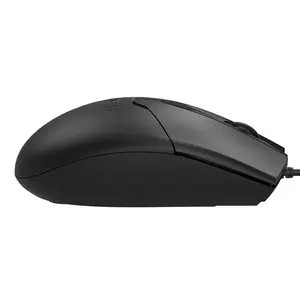 A4Tech OP-550S - Wired Silent Click USB Mouse - Black