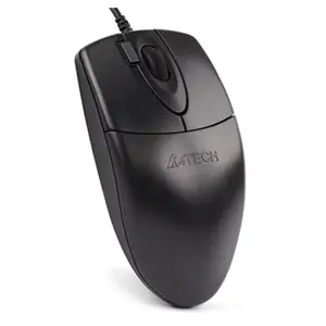 A4Tech OP-620DS - 2x Click Silent Wired Mouse | Black