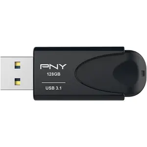 PNY 128GB Attaché 4 3.1 USB Flash Drive - Black