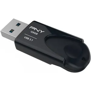 PNY 128GB Attaché 4 3.1 USB Flash Drive - Black