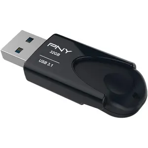 PNY 32GB Attaché 4 3.1 USB Flash Drive - Black