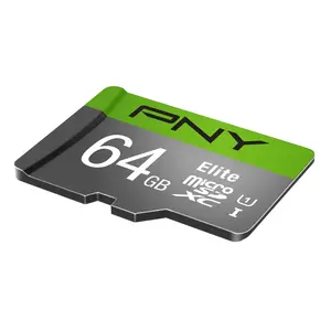 PNY 64GB Elite Class 10 U1 microSD with SD Adapter Memory Card