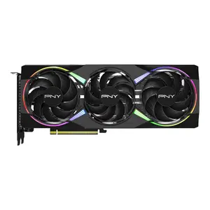PNY GeForce RTX 5060 Ti 16GB EPIC-X RGB Overclocked Triple Fan Graphics Card, 16GB 128-Bit GDDR7, 2692 MHz Boost Clock, PCI Express 5.0 x8 - Black
