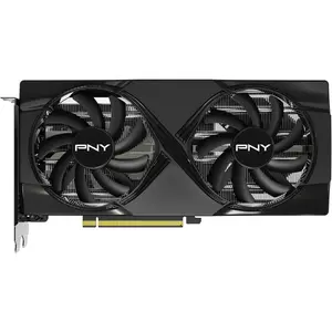 PNY GeForce RTX 5060 Ti 16GB Overclocked Dual Fan Graphics Card, 16GB 128-Bit GDDR7, 2692 MHz Boost Clock, PCI Express 5.0 x8 - Black