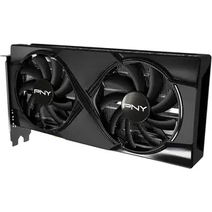 PNY GeForce RTX 5060 Ti 16GB Overclocked Dual Fan Graphics Card, 16GB 128-Bit GDDR7, 2692 MHz Boost Clock, PCI Express 5.0 x8 - Black