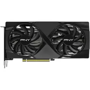 PNY NVIDIA GeForce RTX™ 5060 Ti 8GB OC Dual-Fan Graphics Card, 8GB GDDR7, 128-bit, SFF-Ready, PCIe 5.0, HDMI®/DP 2.1, 2-Slot - Black
