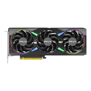 PNY GeForce RTX 5070 Ti ARGB EPIC-X RGB Overclocked Triple Fan Graphics Card, 16GB GDDR7, 256-bit, Boost Speed: 2640 MHz, PCIe 5.0, HDMI/DP 2.1, NVIDIA Blackwell Architecture, DLSS 5
