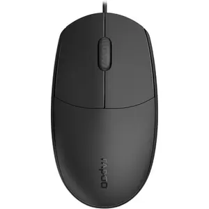 Rapoo N100C Type-C Optical Wired Mouse - Black