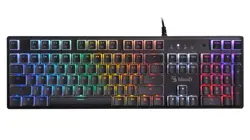 Bloody S520N Mechanical Switch RGB Gaming Keyboard - BLMS Red Plus Switch - Hot-Swappable - Pudding Black