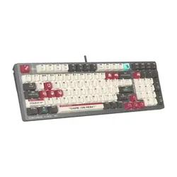 Bloody S98 BLMS Red Switch Mechanical RGB Gaming Keyboard - Pixel Red