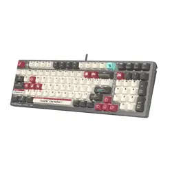 Bloody S98 BLMS Red Switch Mechanical RGB Gaming Keyboard - Pixel Red