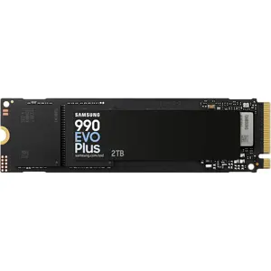 Samsung 990 EVO Plus 2TB PCIe 4.0 NVMe M.2 SSD, 7,250MB/s Read, 6,300MB/s Write, Power Efficient
