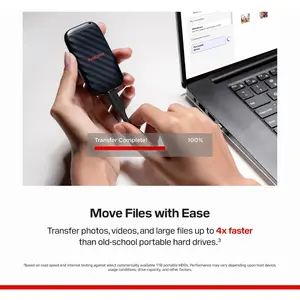 SanDisk E10 1TB USB-C Portable SSD, USB 3.2 Gen 2, Up to 600MB/s