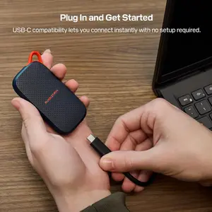 SanDisk E31 1TB USB-C Portable SSD | Up to 1000MB/s Read Speeds, Up to 2M Drop Protection, USB 3.2 Gen 2 Interface