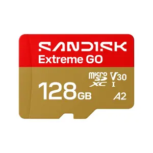 SanDisk Extreme Go microSDXC UHS-I 128GB Memory Card | 5K & 4K UHD Video, ~240MB/s Read, ~120MB/s Write, A2, U3, V30