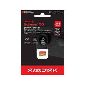 SanDisk Extreme Go microSDXC UHS-I 256GB Memory Card | 5K & 4K UHD Video, ~240MB/s Read, ~160MB/s Write, A2, U3, V30