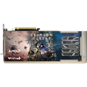 Sapphire NITRO+ AMD Radeon™ RX 9070 XT OC 16GB GDDR6 Crimson Desert Edition Graphics Card | STEALTH Hidden Power Cable, FrameDefense