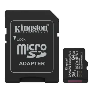 Kingston 64GB Canvas Select Plus microSD Memory Card