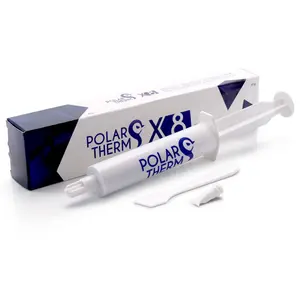 Thermal Grizzly Polartherm X-8 Thermal Paste, 40g, High Thermal Conductivity, High Durability, Easy Application
