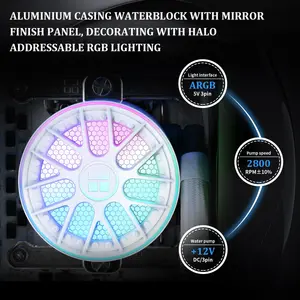 Thermalright Aqua Elite 240 V6 ARGB AIO 240mm Liquid CPU Cooler - White