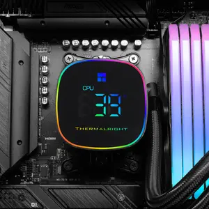 Thermalright Frozen Horizon 360 Digital ARGB AIO 360mm Liquid CPU Cooler - Black
