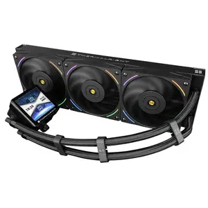 Thermalright Frozen Vision 360 ARGB V2 AIO 360mm Liquid CPU Cooler, 2.88-inch IPS LCD Screen - Black