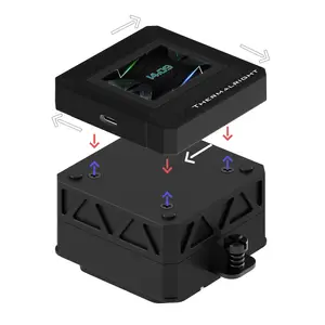 Thermalright Frozen Warframe 360 SE ARGB V2 AIO 360mm Liquid CPU Cooler, 2-inch IPS LCD Screen - Black