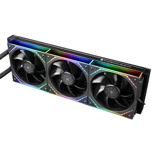 Thermalright Frozen Warframe 360 SE ARGB V2 AIO 360mm Liquid CPU Cooler, 2-inch IPS LCD Screen - Black