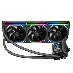 Thermalright Frozen Warframe 360 SE ARGB V2 AIO 360mm Liquid CPU Cooler, 2-inch IPS LCD Screen - Black