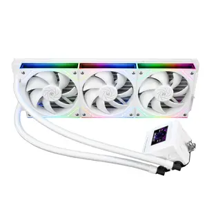 Thermalright Frozen Warframe 360 SE ARGB V2 AIO 360mm Liquid CPU Cooler, 2-inch IPS LCD Screen - White